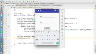 Android Studio Tutorials 51 SQLiteDatabase Part - 5