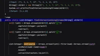 Find Common Elements in String Array Using Java 8 Streams Java Coding Interview