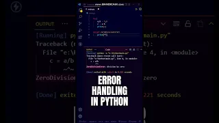 Exception Handling in Python -