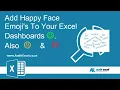 Add Happy Face Emoji To Excel Dashboards