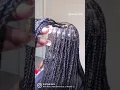 small medium knotless box braids