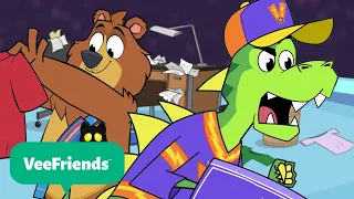 Facing Responsibilities 🧹 | Vee Friends 🐈‍⬛ | Funny Animal Cartoons For Kids