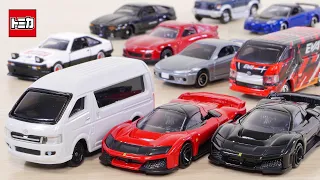 赤か黒か! 4台セットもいいぞ新作トミカ! 代わりのハイエースどうぞ! / New Tomica in this month
