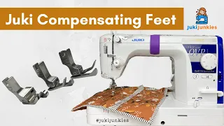 THE JUKI COMPENSATING FEET HOW TO USE