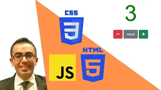 JavaScript Project - Counter project using HTML CSS and JS