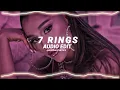 Download Lagu 7 Rings - Ariana Grande [EDIT AUDIO]