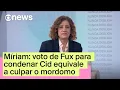 Download Lagu Míriam Leitão: voto de Fux para condenar Cid é equivalente a culpar o mordomo