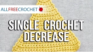 Left-Handed Single Crochet Decrease Stitch