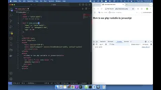 How to use php variable in javascript