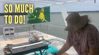 Ep 375 | FIXING the Upper Deck, MR FUNNEL Helps Out, Nutshell Boat Jobs