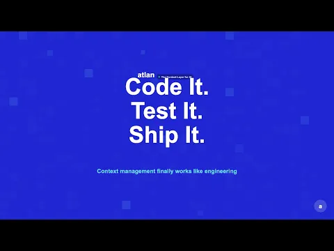Bootstrap, Test, Ship: How Atlan Versions Context Like Code