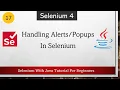 Handling In Selenium Selenium WebDriver Tutorial for Beginners