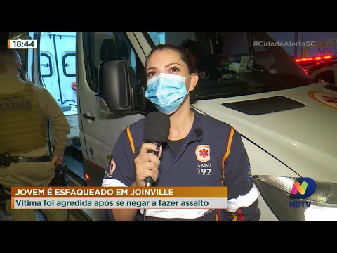 Após se negar a fazer assalto jovem é esfaqueado em Joinville