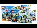 ALL LEGO City Mountain Police Compilation/Collection Speed Build