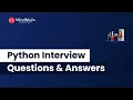 Python Interview Questions And Answers Python Interview Questions For Freshers Experienced 2025