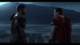spartacus u0026 crassus talk before battle spartacus uncut