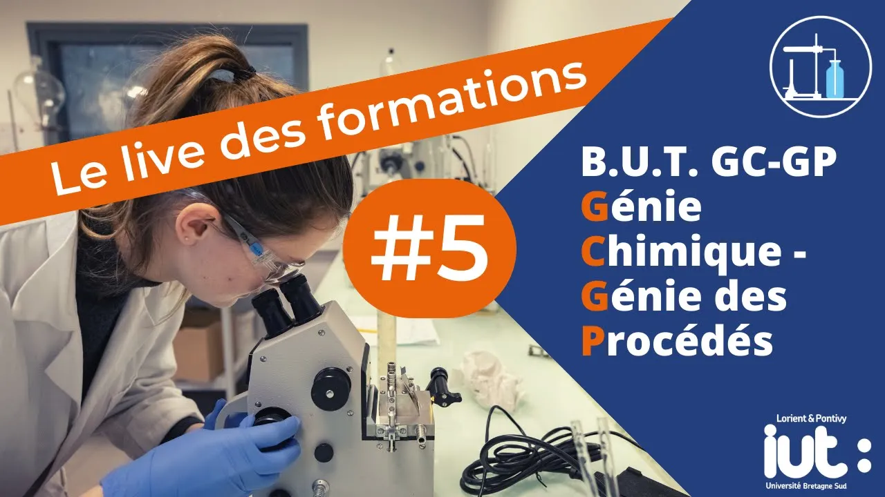 Live des formations 2023  -  GCGP : Génie Chimique Génie des Procédés #5