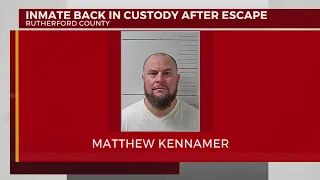Rutherford County inmate in custody after walking away from work site