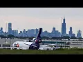 4K Relaxing Evening at O Hare Airport