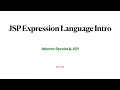 JSP Expression Language Introduction