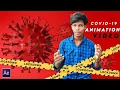 How to make Corona virus animation in After Effects Element 3D tutorials