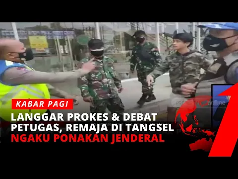 Tak Pakai Masker Hingga Debat dengan Petugas, Remaja Ini Ngaku Ponakan Jenderal
