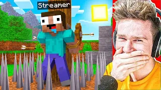 TORTURUJE STREAMERA PRANK | Minecraft Extreme