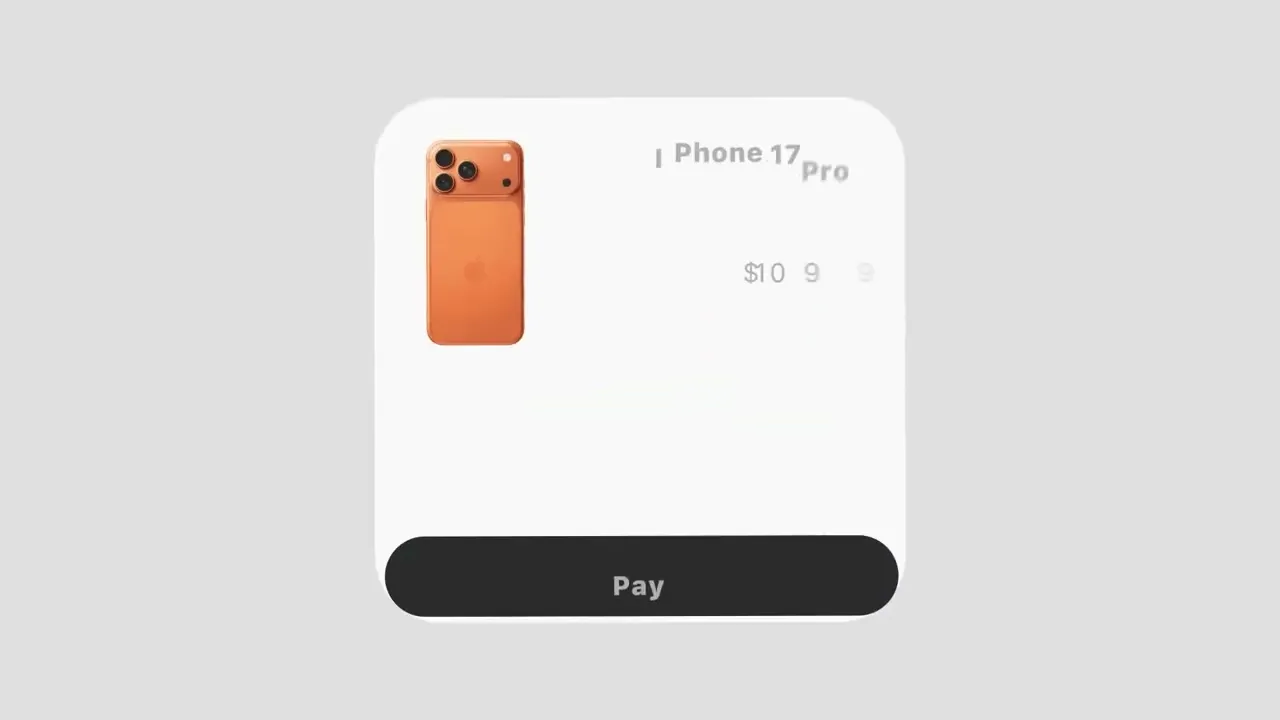 Apple style product promo