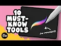 10 Procreate Tools Every Artist Should Know