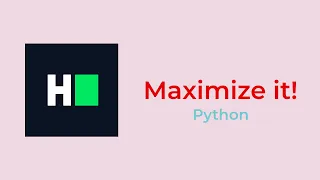 Maximize it HackerRank solution in Python