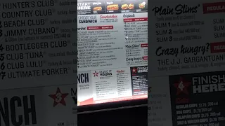 Jimmy Johns Drive-thru Menu