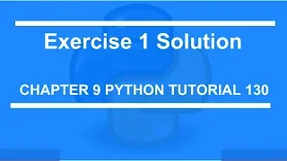 Exercise 1 solution Python tutorial 130