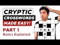 How to Solve Cryptic Crosswords for Beginners Part 1 Basics Explained