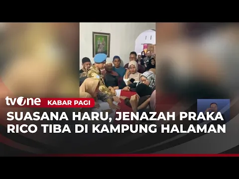 Isak Tangis Keluarga Tak Terbendung Setibanya Jenazah Praka Rico di Rumah Duka