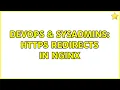 DevOps SysAdmins HTTPS redirects in nginx
