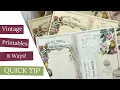 Vintage Printables 8 Ways