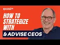 Download Lagu How To Strategize With \u0026 Advise CEOs As A Consultant with Roger Martin