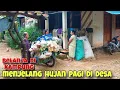 Download Lagu Hujan gerimis ibu - ibu belanja sayur di kampung / sore ke sawah ngecek padi yg sudah siap panen