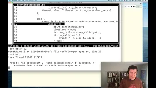 Reversible Debugging of Rust with rr