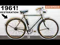 Vintage Raleigh Restoration Full 1961 Road Bike Rebuild