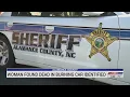 Woman found dead in burning car in Alamance County identified