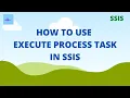 Execute Process Task SSIS tutorial