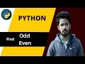 20 Python Bangla Tutorial for Beginners Find Odd Even Number in Python Python by Study Mart