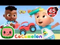 Download Lagu Beach Vehicle Learning - Bus, Truck + More Vehicles for Kids + MORE CoComelon Nursery Rhymes