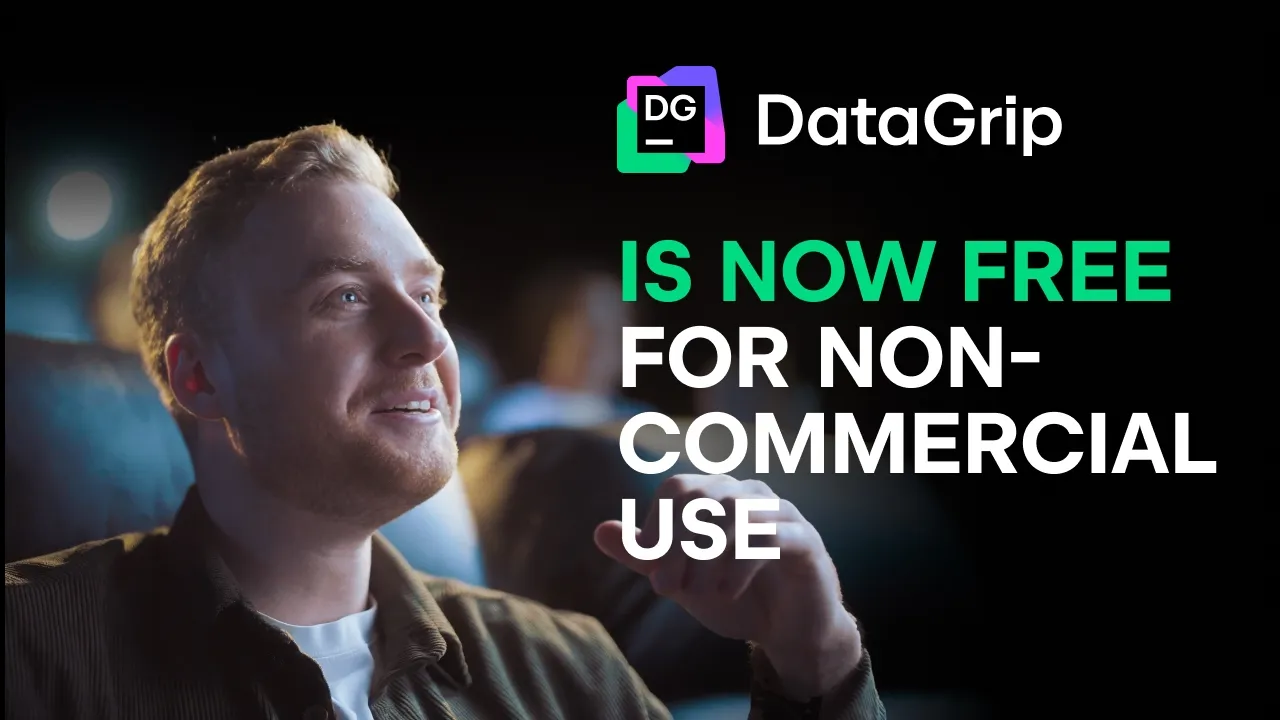 JetBrains for Data — JetBrains Datagrip — Write SQL You'll Love (YouTube video ad)