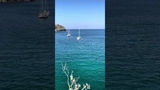 They used to squeeze 30 boats at a time in this anchorage!? #ourladydefiant #sailboat #boat