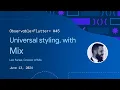 Observable Flutter Universal styling with Mix