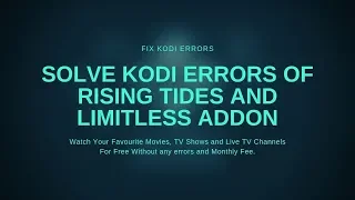 Fix Your Kodi Errors Check Log For Info Limitless and XBMC Python Version Errors in KODI