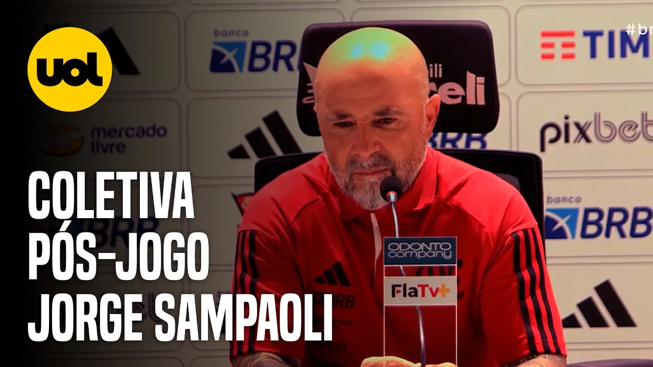 COLETIVA JORGE SAMPAOLI: 'ME DEIXA MUITO FELIZ PORQUE EM UM CLÁSSICO É IMPORTANTE A CONTUNDÊNCIA'