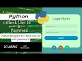 Python program to check the username and password with three attempts simple python program -